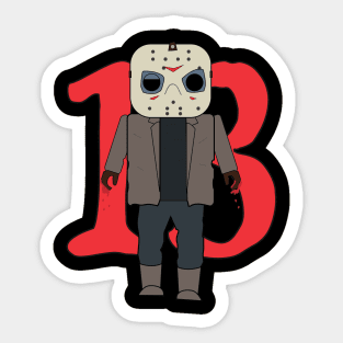 Friday the 13th - Jason Voorhees Sticker